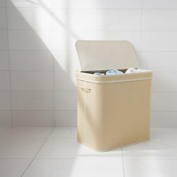 Tvättkorg 61x40x30 cm Bambus, Kodustaar