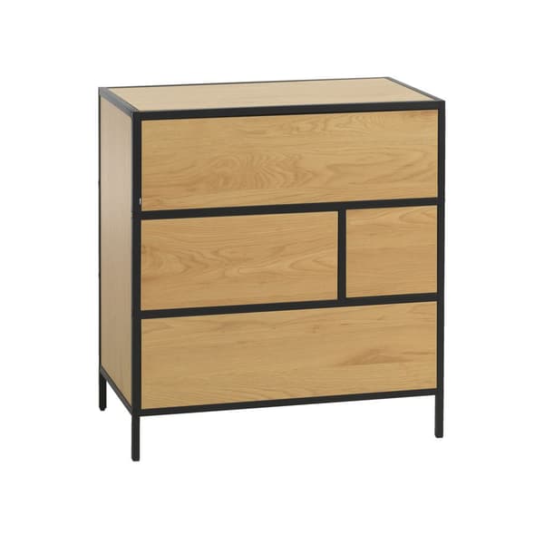 Skænk HEDVIG 70x40x74,5 cm Ask Sort