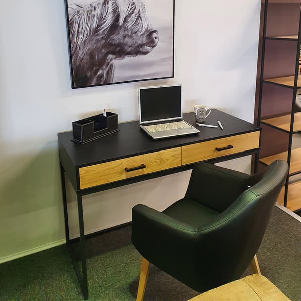 Skrivebord AMSTERDAM 120x50x79 cm sort