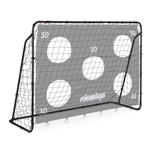 Fodboldmål, 153x217x75 cm, Sort, Kodustaar