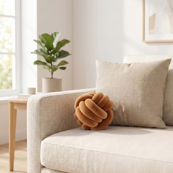Knot Pude, uldkugle til sofaen, Kodustaar