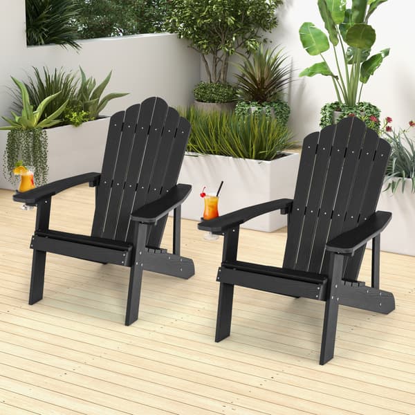 Adirondack havestole 2 stk 85x77x94 cm navy