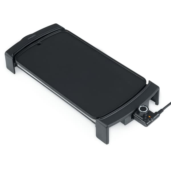 Elektrisk bordgrill 55x25x8 cm sort