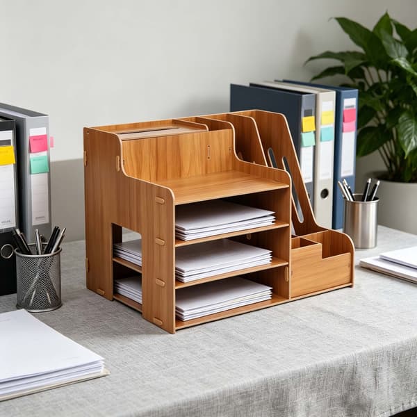 Dokumentorganisator med filholder, Kodustaar