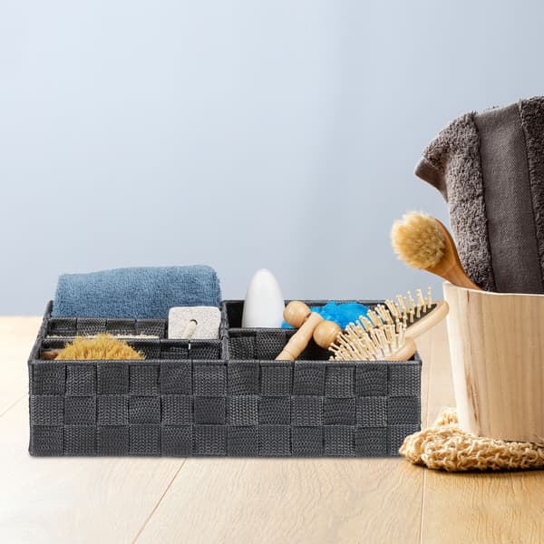 Lådförvaringsinsats, 8.5x32x25 cm, Grå, Plast, Kodustaar