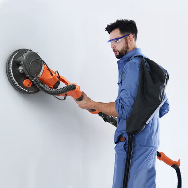Elektrisk gipspladesliber 150-175 cm orange-sort