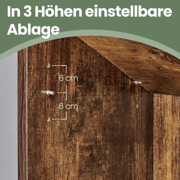 Bogreol 40x24x178,5 cm Brun Træ