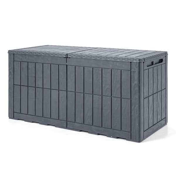Udendørs Deck Box 132x61x63,5 cm mørkebrun