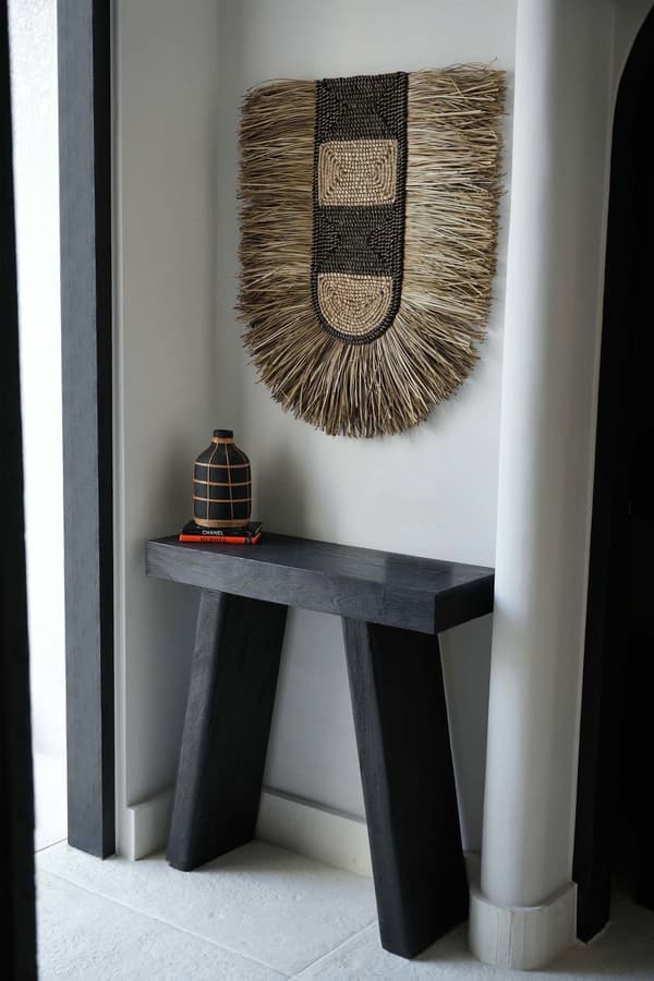Seinäkoriste, 5x78x85 cm, luonnollinen, ruoho