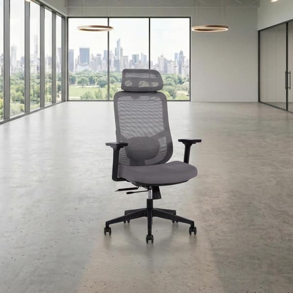 Kontorstol Ally Grå, ergonomisk