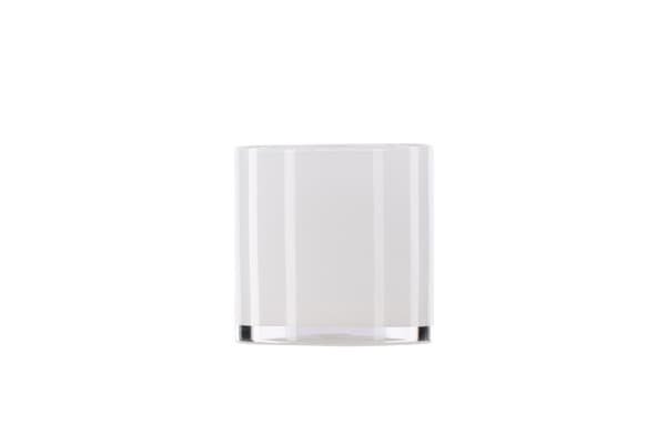 Lanterne Glora 12x12 cm Hvid Glas