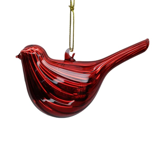 Julepynt 11 cm Rødt Glas, Joy Bidry Red
