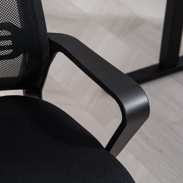 Ergonomisk stol 58,5x57,5x93 cm sort mesh stof