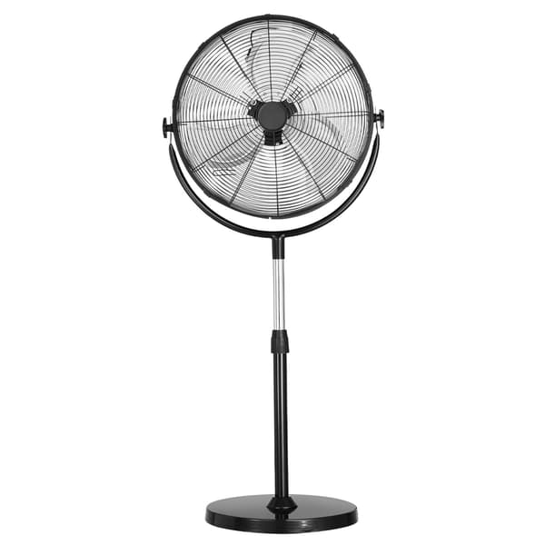 Søjleventilator 56x42.5x115 cm Sort, justerbar højde