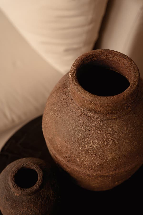 Maljakko, Amphora Rustica, 25x25x40 cm, Terrakotta