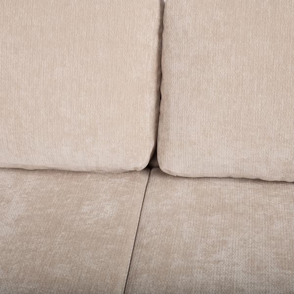 Hörnbäddsoffa INGA 217x160x88 cm Beige Tyg