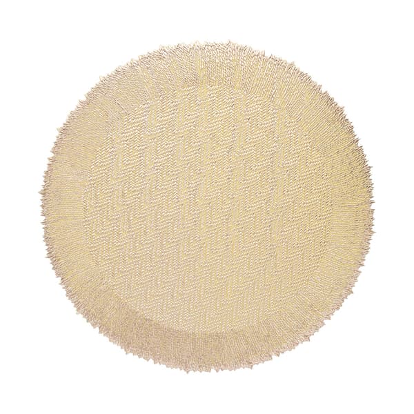 Bordskåner 38 cm guld PVC