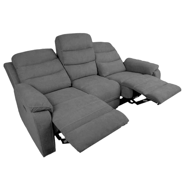 Lænestol Sofa Mimi 208x93x102 cm Gråt Stof