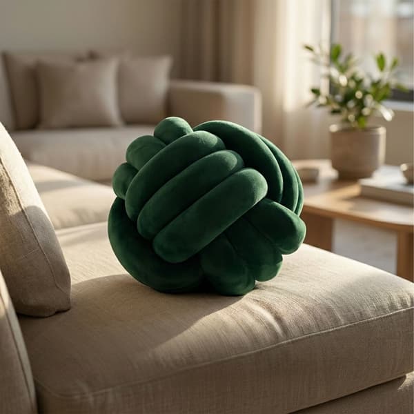 Knot Pude, uldkugle til sofaen, Kodustaar