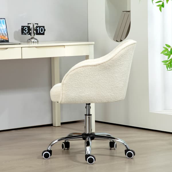 Kontorstol, 56x61x76-86 cm, Creme