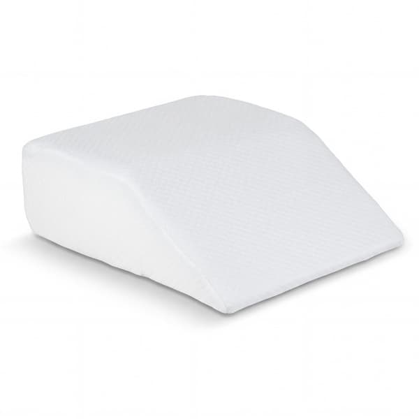 Benløftningspude Memory Foam 59x54x19 cm hvid