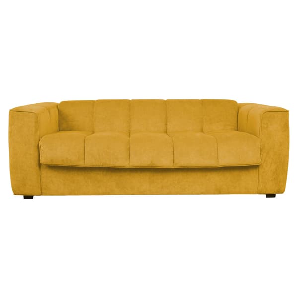 Soffa Säng STELLA 206x94x70 cm gul