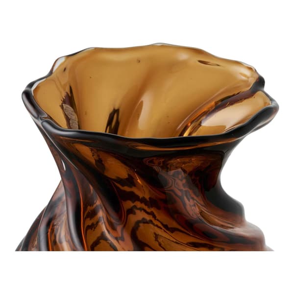 Vas 16 x 18,5 cm Brun Glas