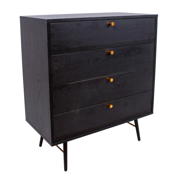 Kommode LUXEMBOURG 80x40x90 cm sort