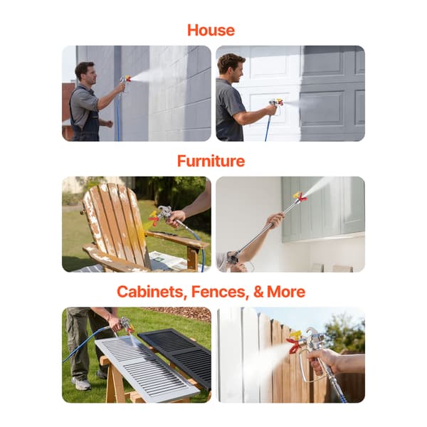 Färgspruta Membran Airless 900W 49x36x70 cm