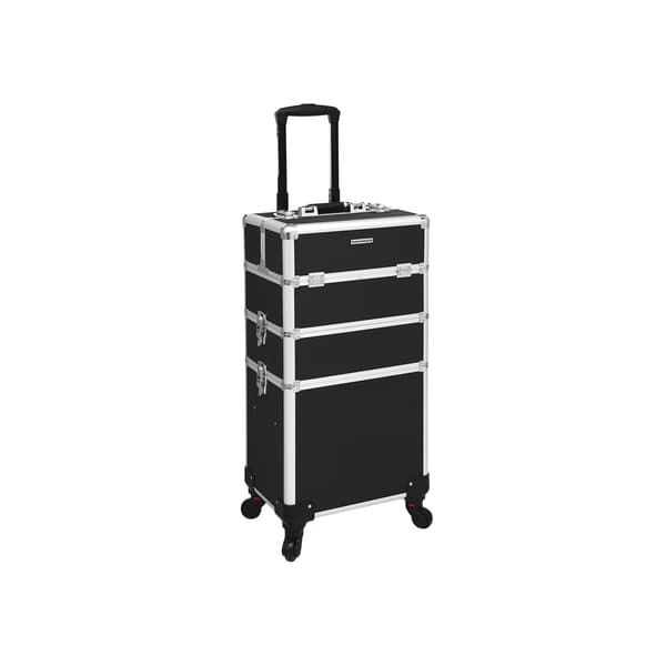 Makeup Kuffert, 68.5x35x25 cm, Sort, Polyester
