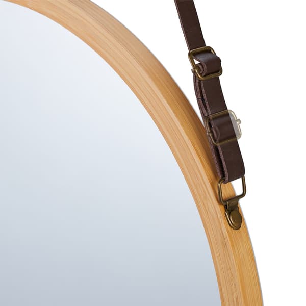 Ripustettava peili, 38x1.5 cm, ruskea, bambu, Kodustaar