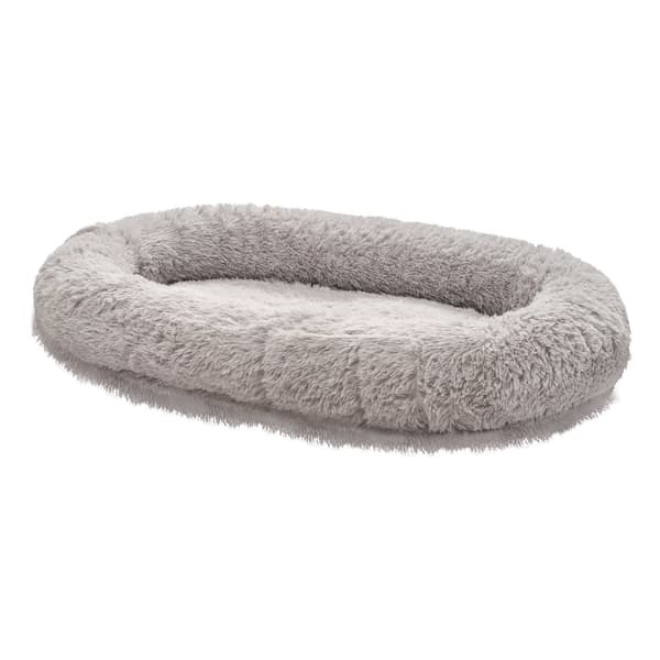 Hundsäng för människa, 132x86x24 cm, Grå, Memory Foam