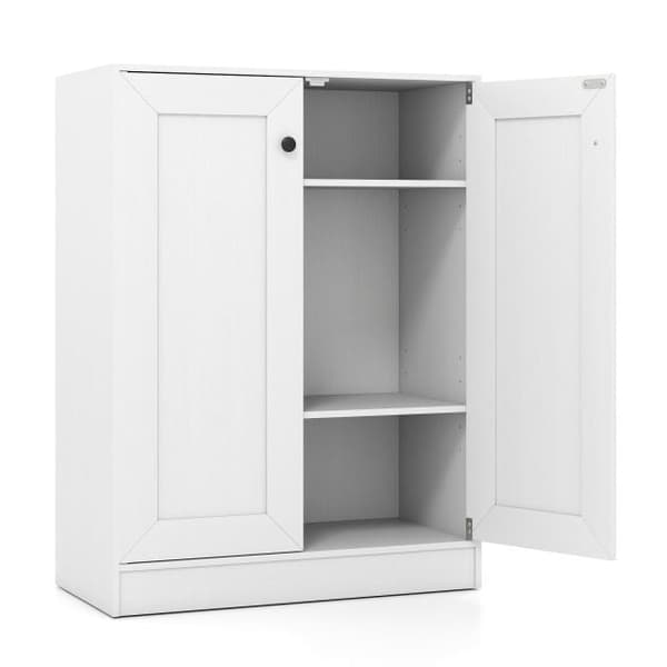 Sideboard, 60x30x80 cm, Vit, Trä , Star