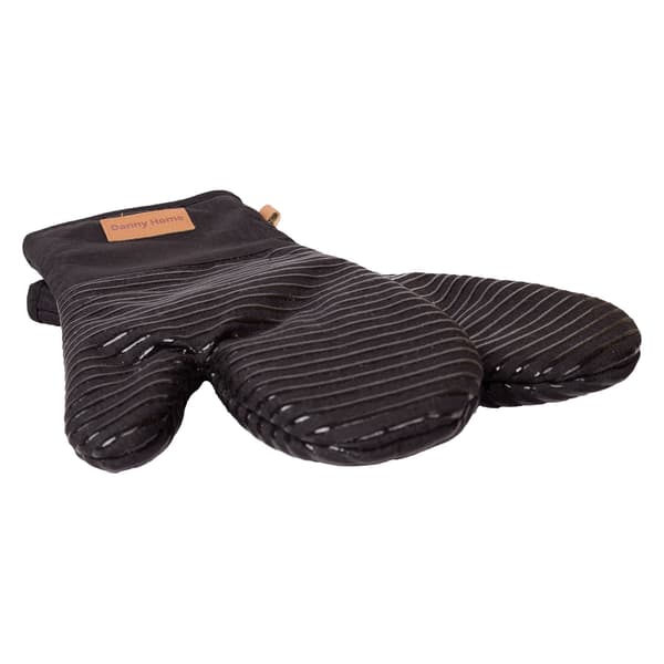 Ugnsvantar Anneli 31 cm Svart polyester