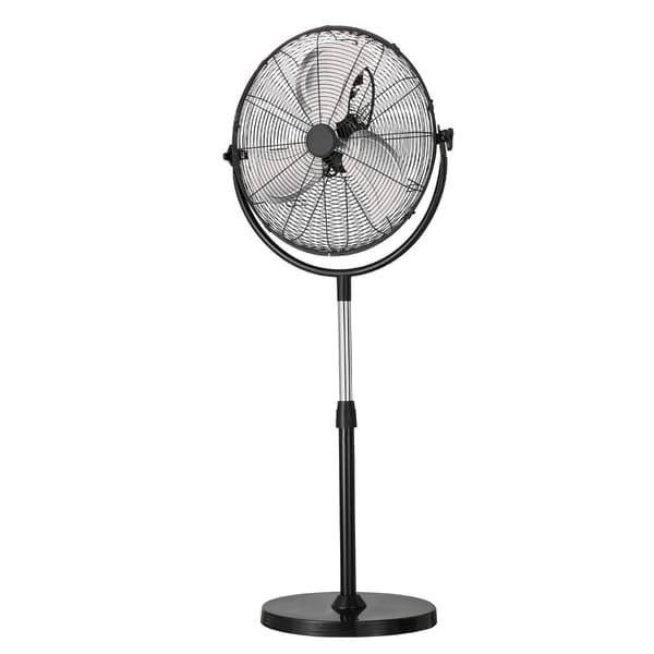 Søjleventilator 56x42.5x115 cm Sort, justerbar højde