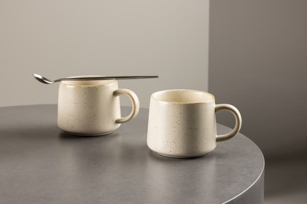 Kop, Active, 9x8 cm, Beige