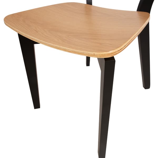 Spisebordsstol ROXBY 45x55x79,5 cm Eg Sort