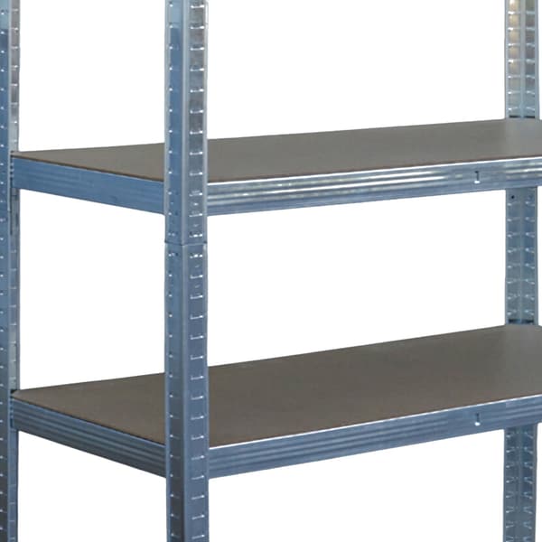 Tunglastad hyllsystem, 5 nivåer, 875 kg, silver, stål, Kodustaar