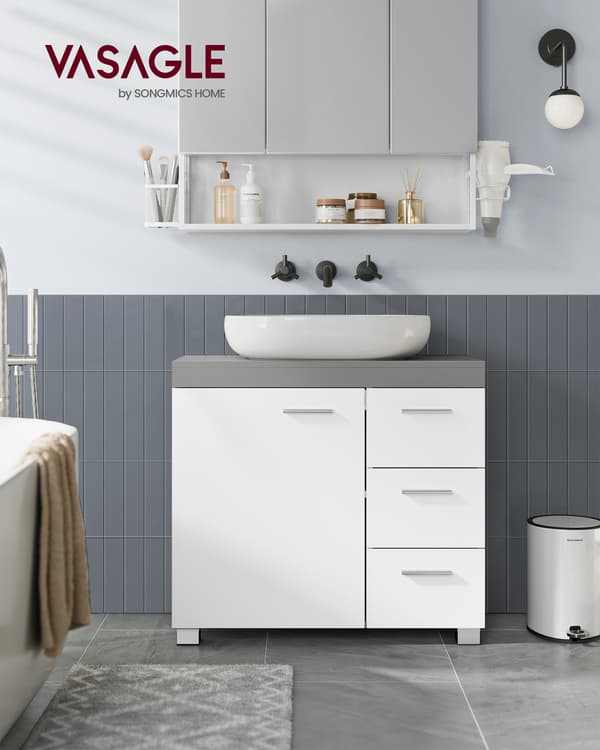 Peilikaappi 70x30x63,8 cm Harmaa MDF