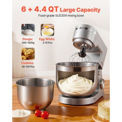 Standmixer 375x241x292 mm Sølv, rustfrit stål