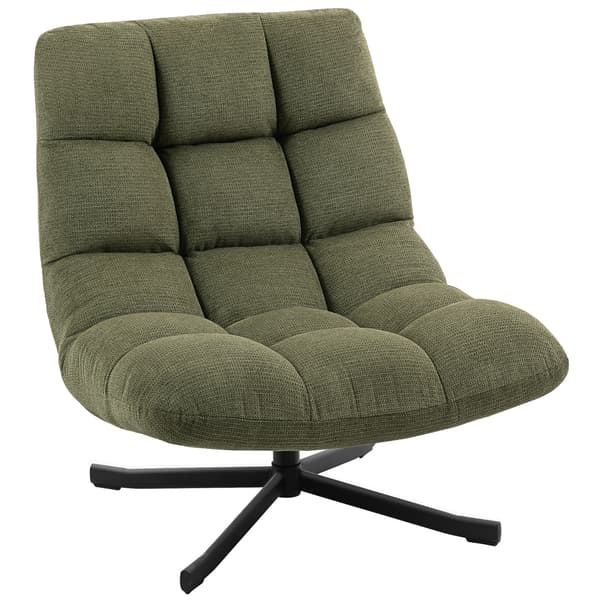 Drejestol 75x95x90 cm Grøn, Chenille