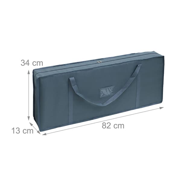 Presentpapperförvaringslåda, 34x82x13 cm, Grå, Polyester, Kodustaar