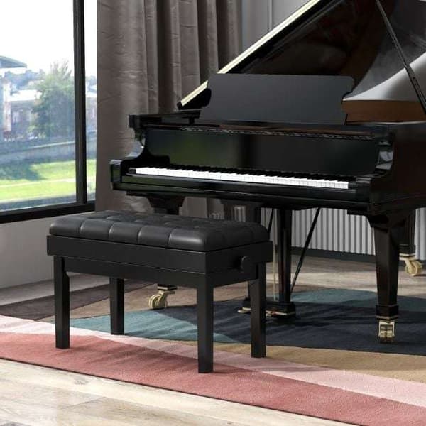 Pianopenkki, 76x36x48-58 cm, Musta , Star