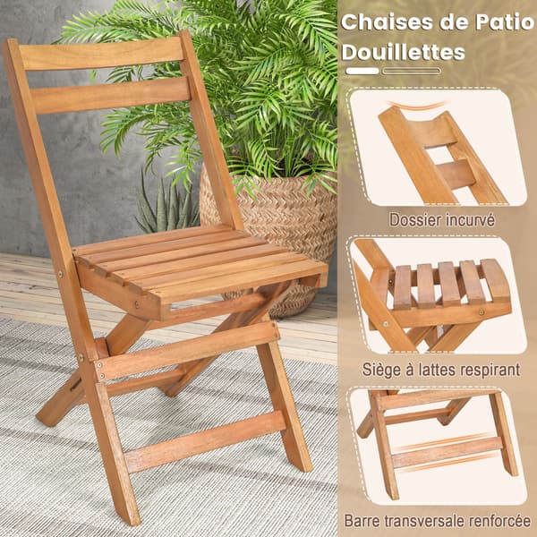 Patio Bistro Set, 24x29, Luonnonvärinen , Star