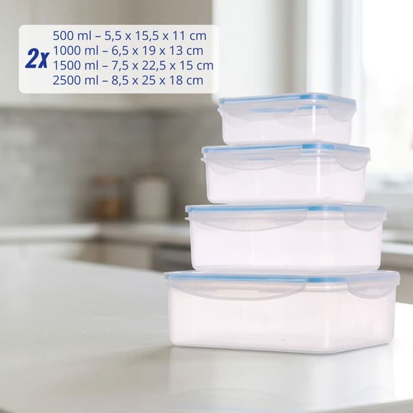 8-delars matförvaringsset, Kodustaar