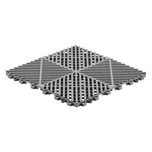 Dræningsgulvfliser 31x31 cm Grå PP Materiale