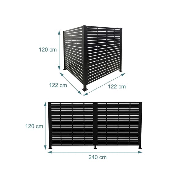 Roska-astian kansi 120 cm Musta, Kodustaar