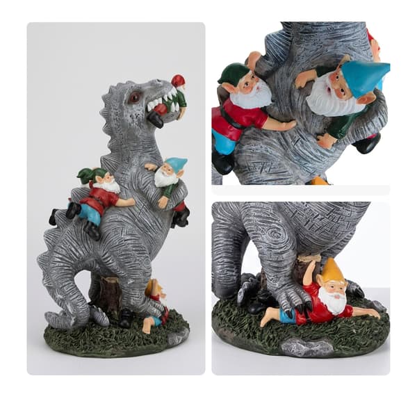 T-Rex havefigur der spiser nisser, Kodustaar