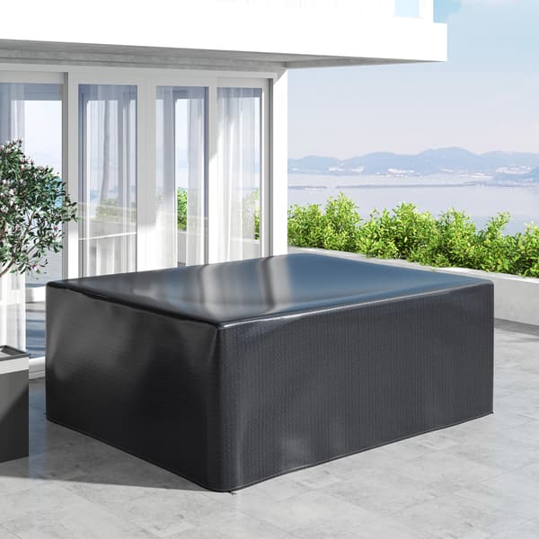 Huonekalusuoja 235x190x90 cm Musta Polyeteeni