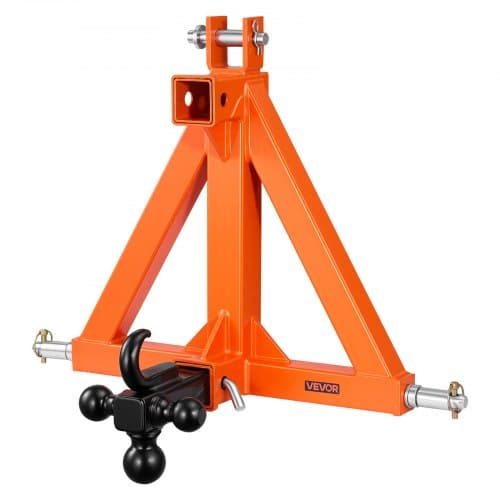 Trailertræk 550x165x545 mm Orange Stål